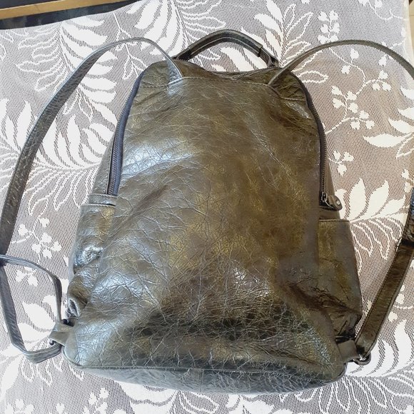 Bruno Rossi Leather Backpack - Picture 5 of 16